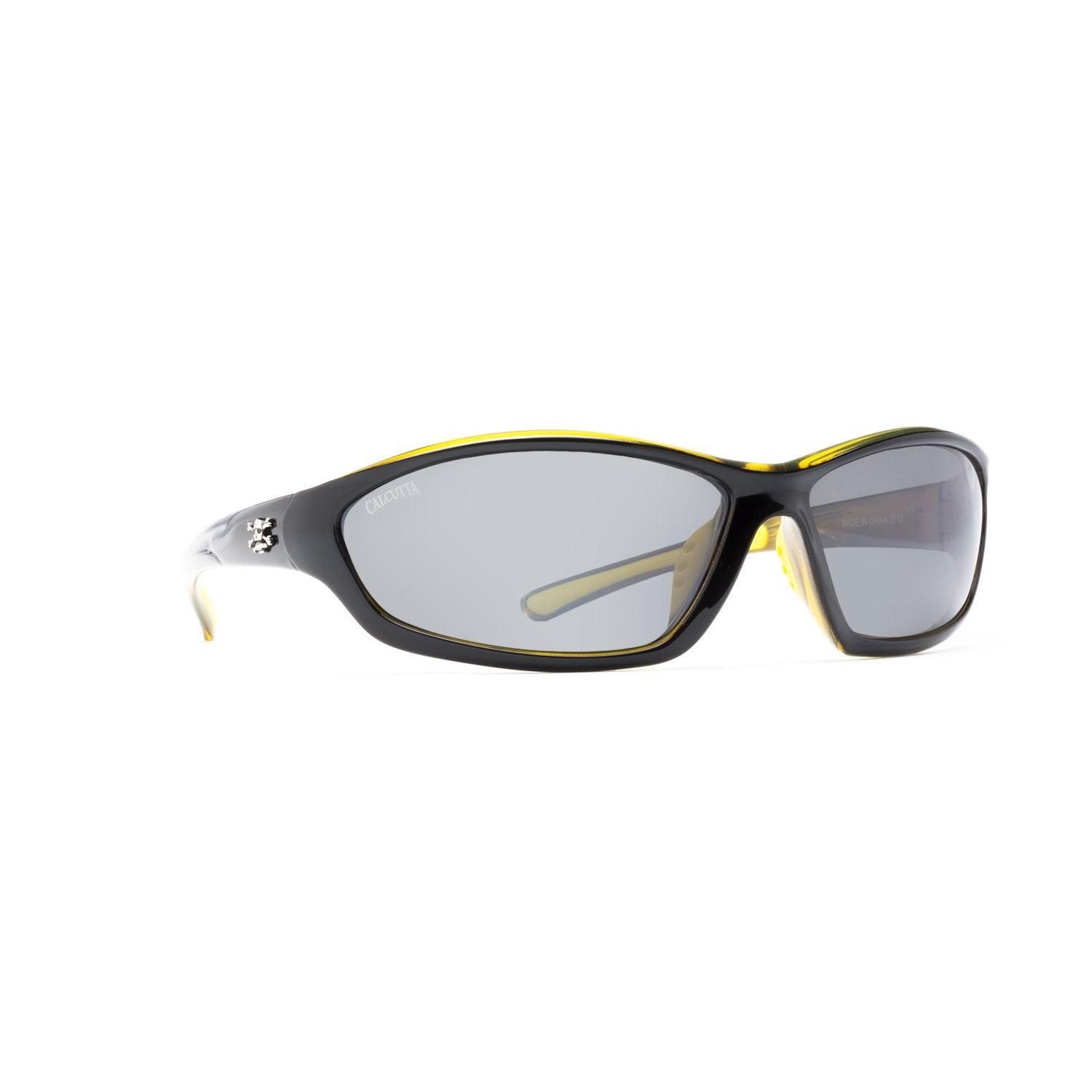 Calcutta Backspray Polarized Sunglasses Black/Silver Mirror