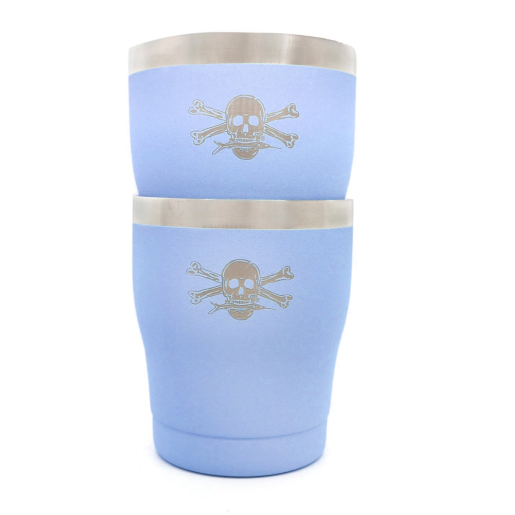 COOL GEAR 2-Pack 18 oz Skull Chiller Tumbler