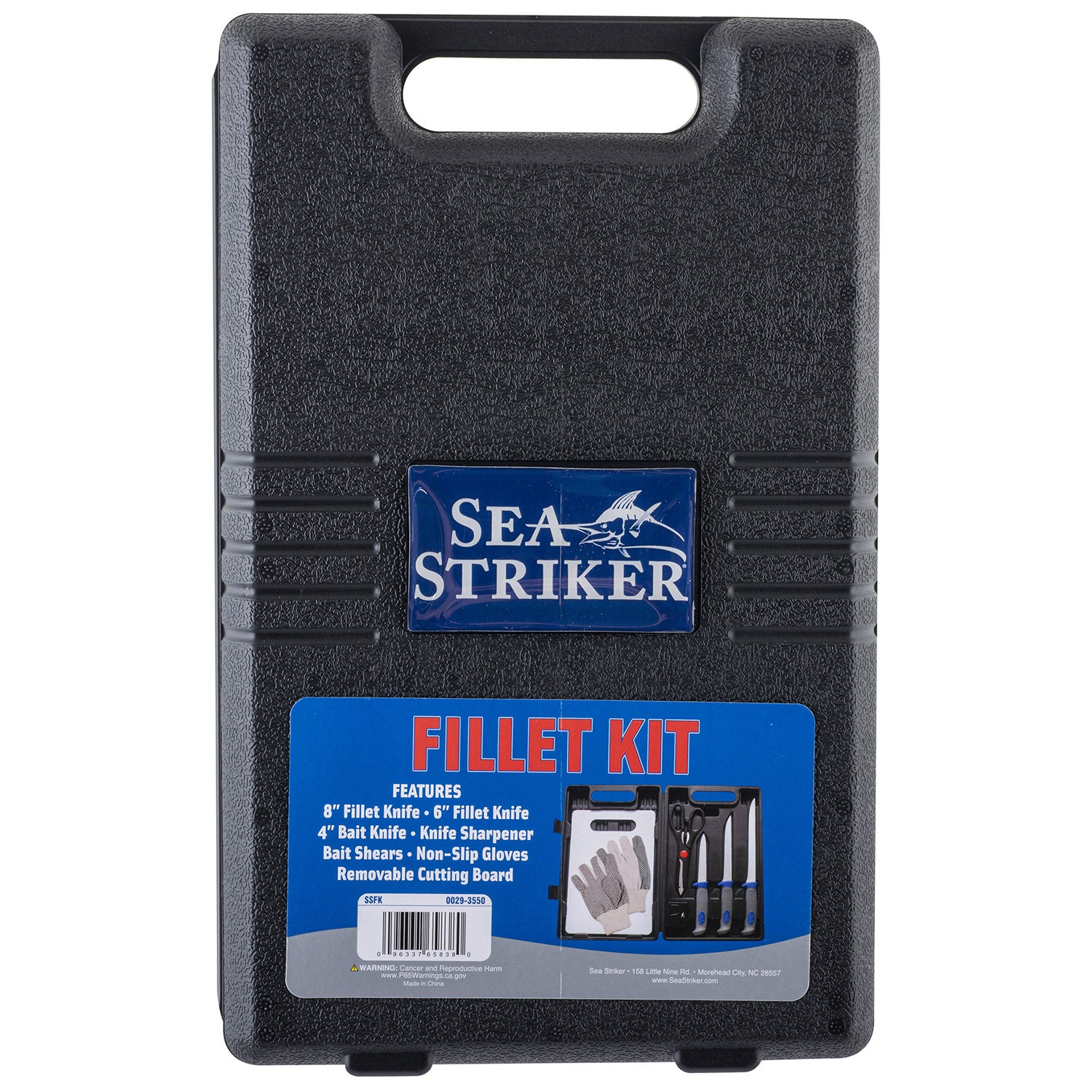 Sea Striker fillet knife kit closed