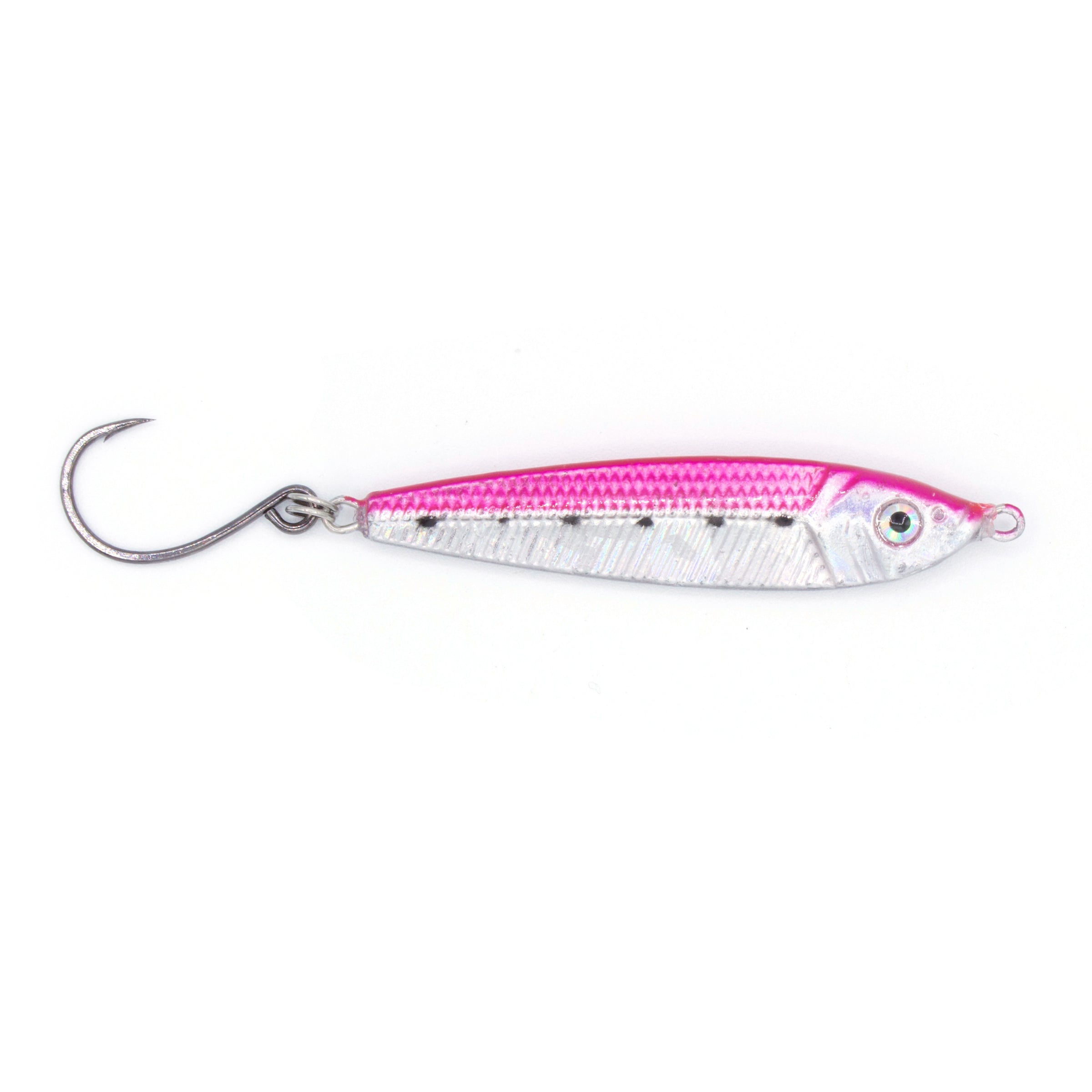 Got-cha single hook jigfish pink silver