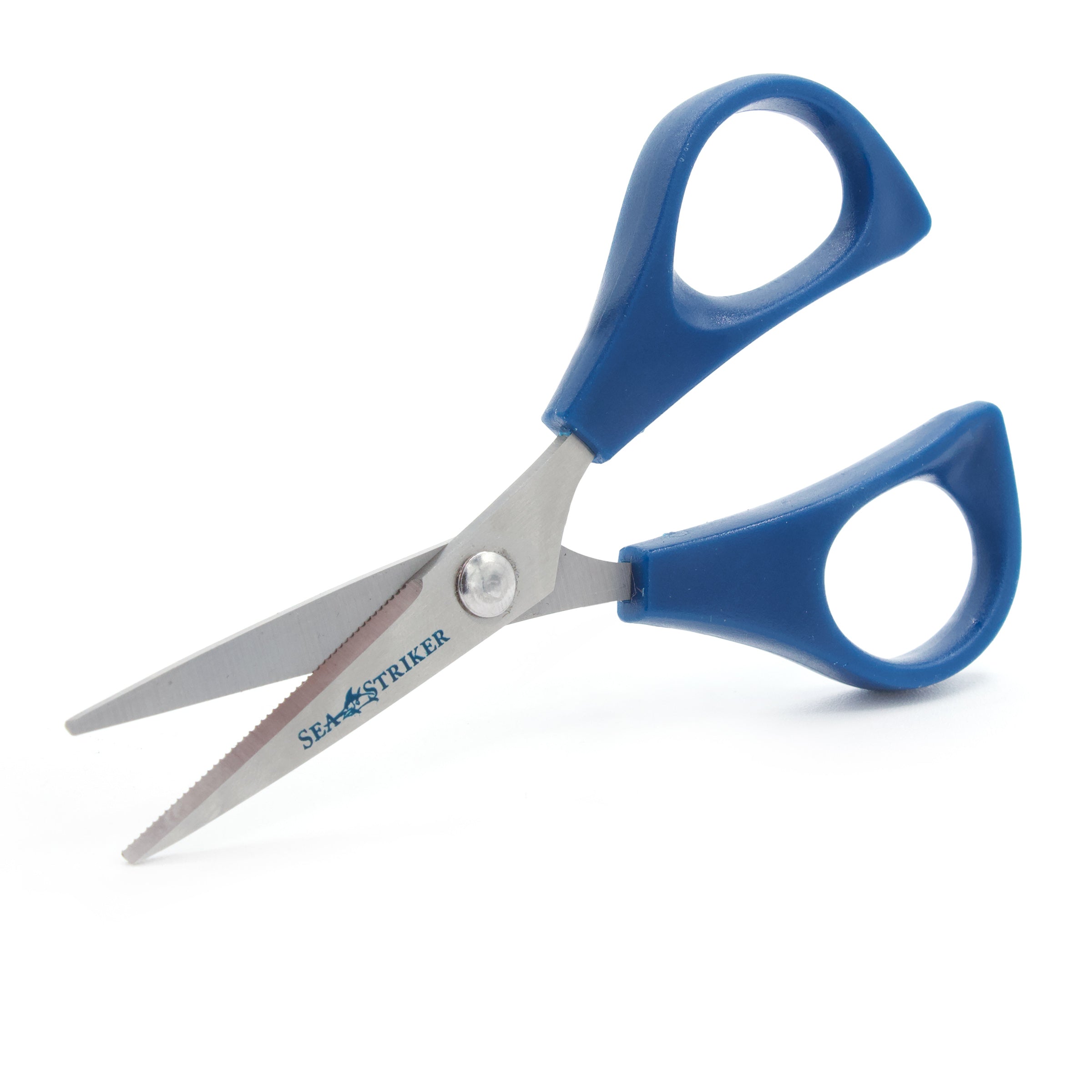 Sea Striker braided line scissors with twin serrated blades