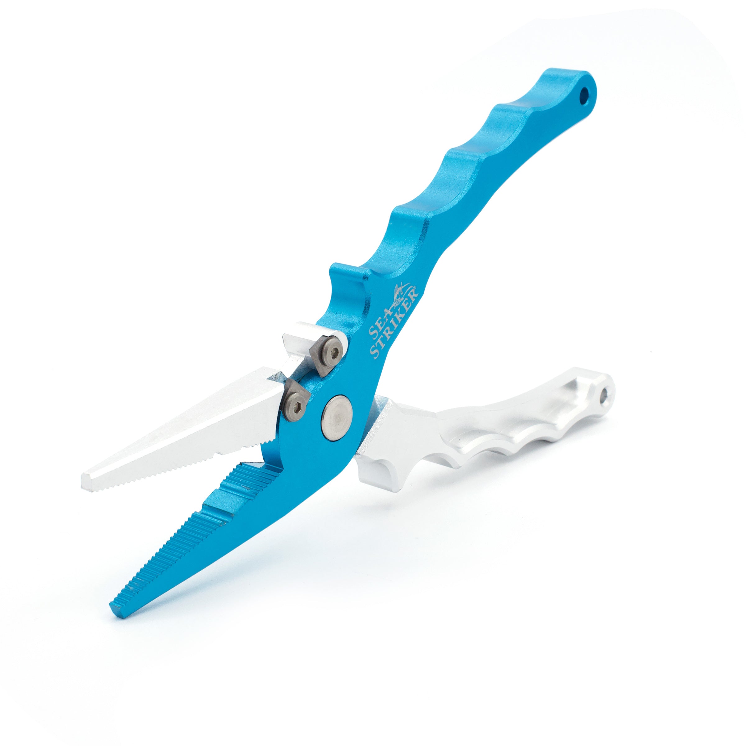 Sea Striker aluminum fishing pliers with side cutter