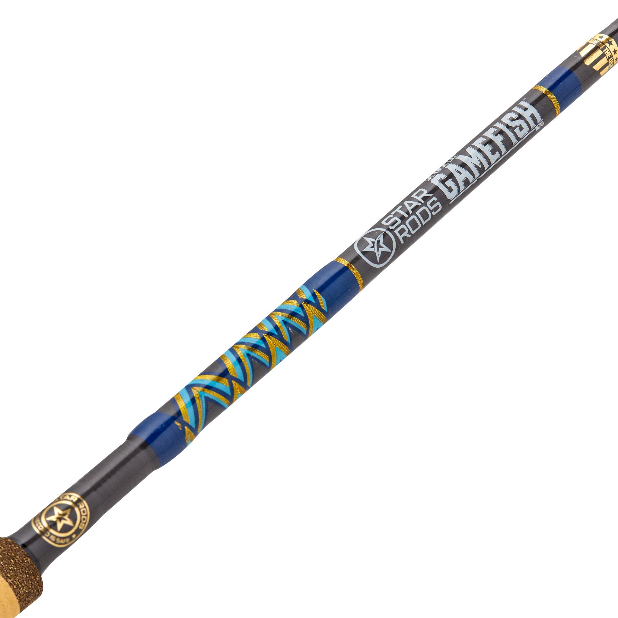 Gamefish limited edition fishing rod rod wrap and label