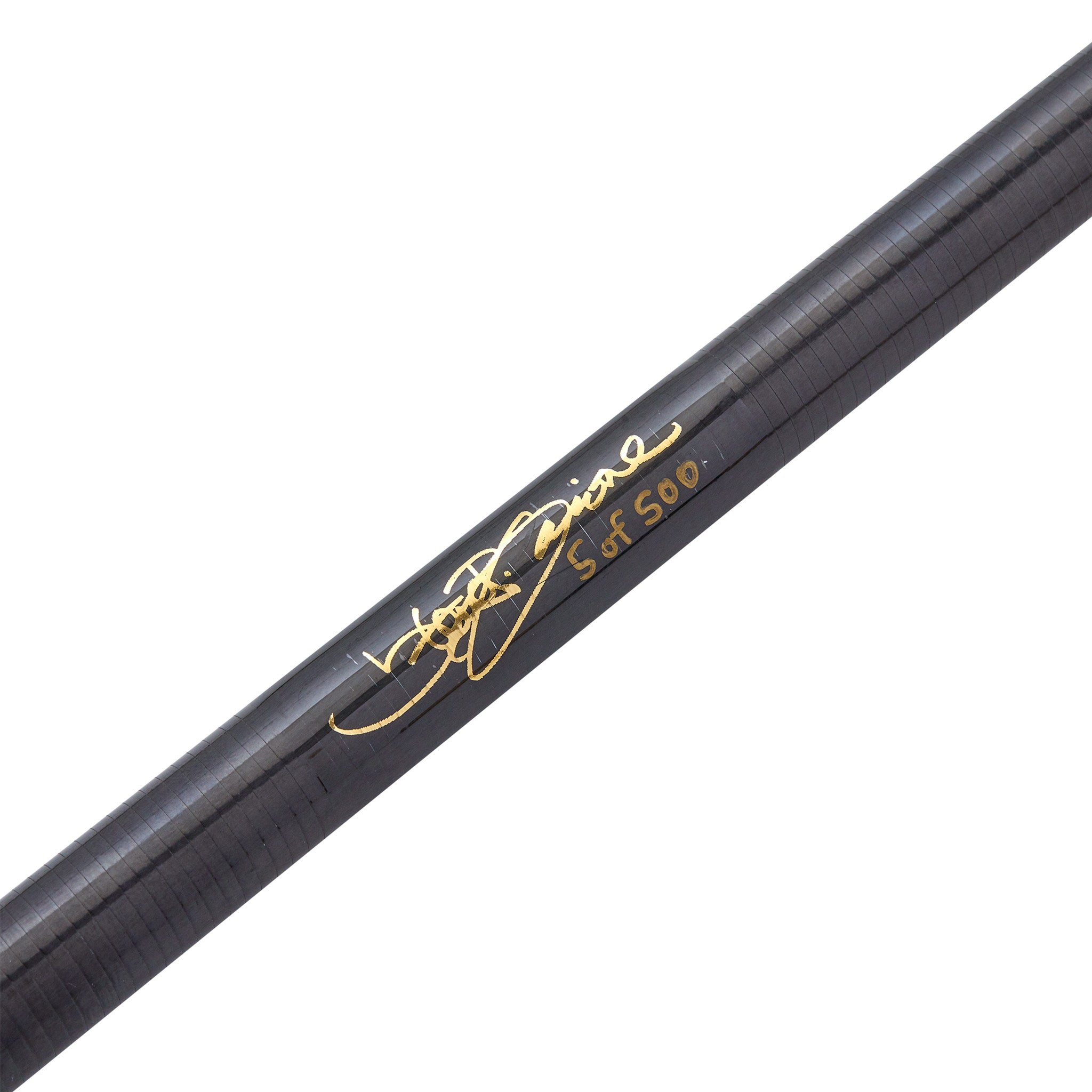 Steve Goione signature on Gamefish rod