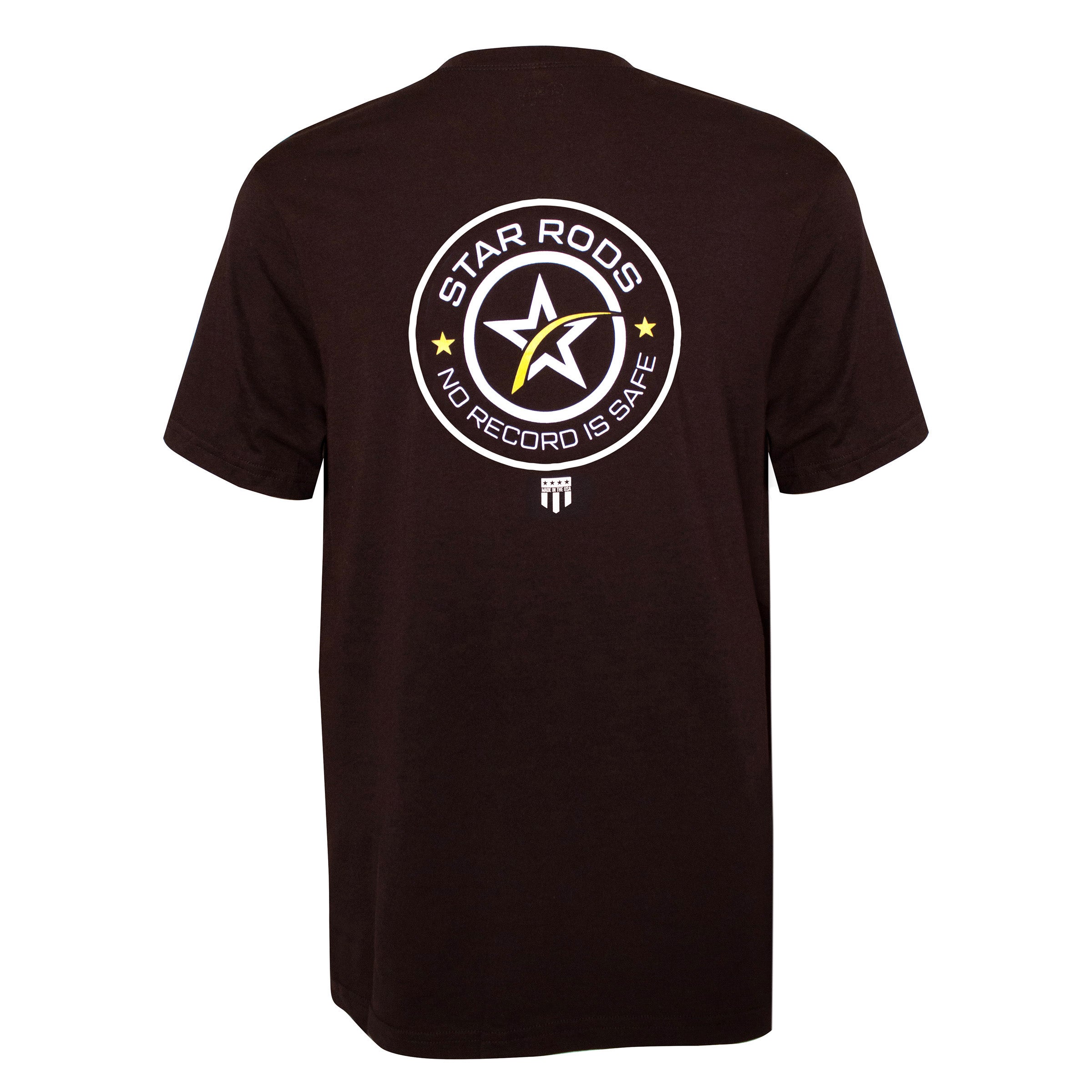 Star Rods short sleeve black t-shirt back