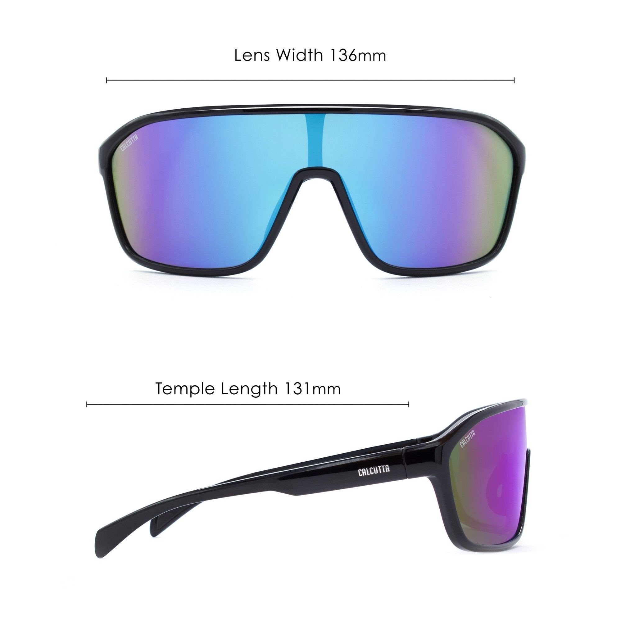 Calcutta sunglasses Raptor size specs