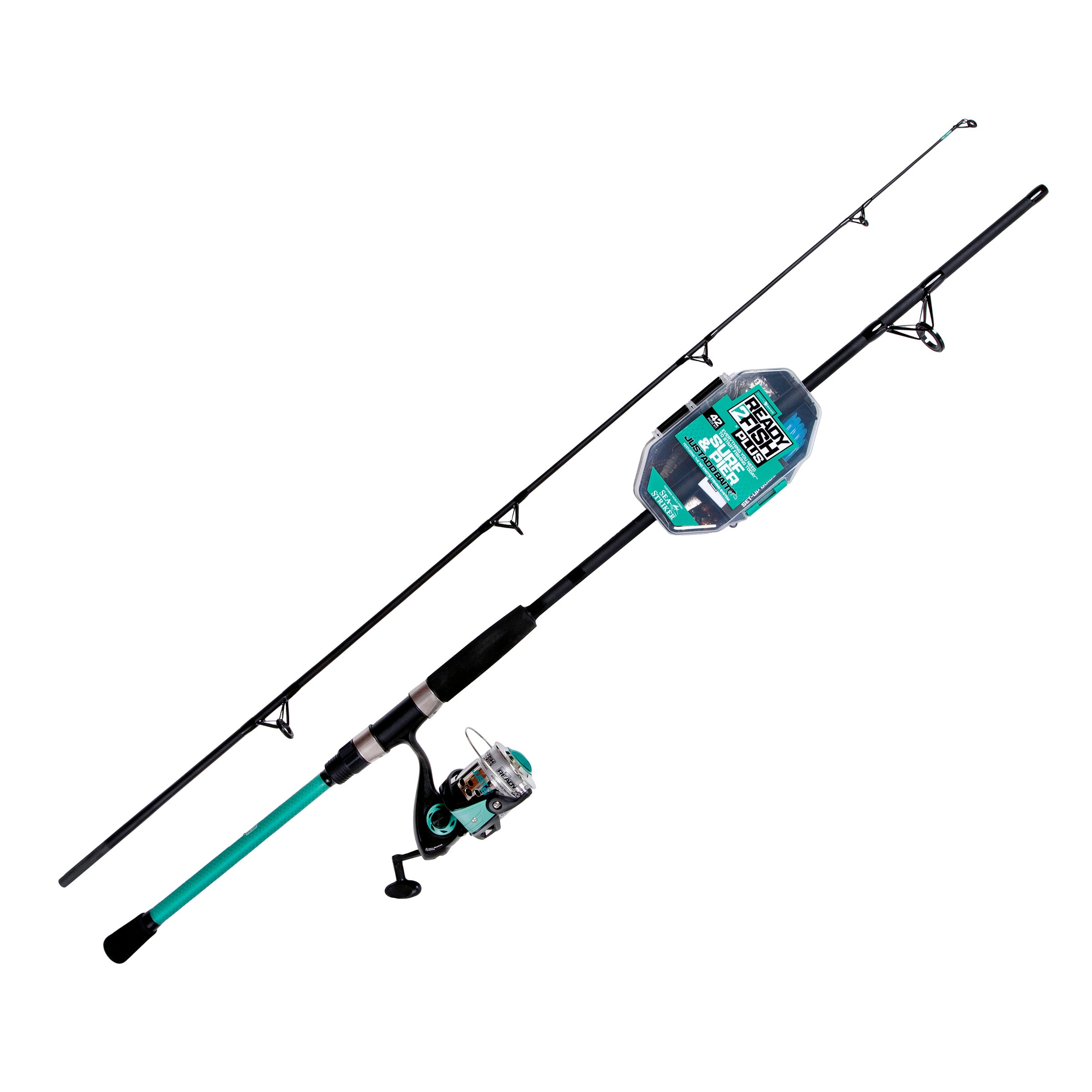 Ready2Fish Plus surf and pier rod and reel spinning combo