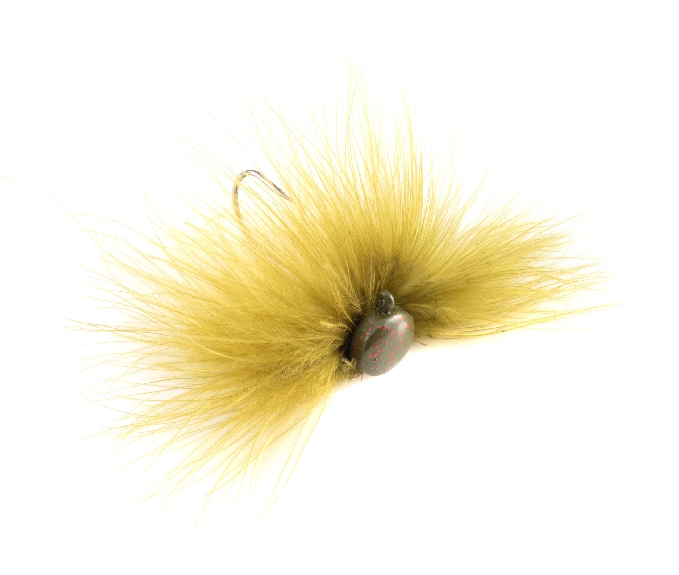 Matzuo Marabou Ned jig head olive