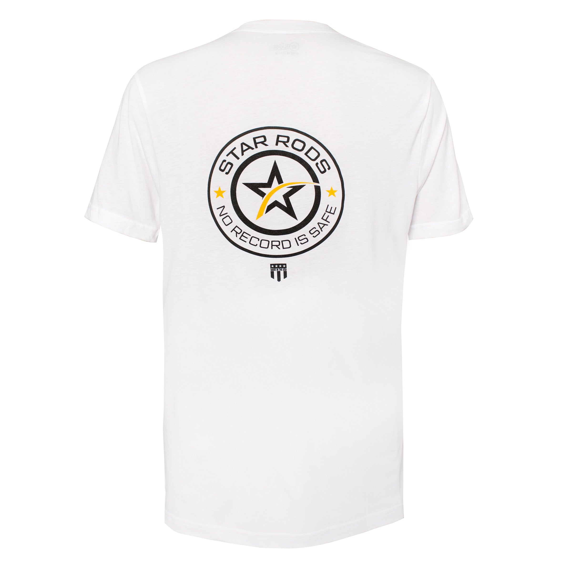 Star Rods short sleeve white t-shirt back