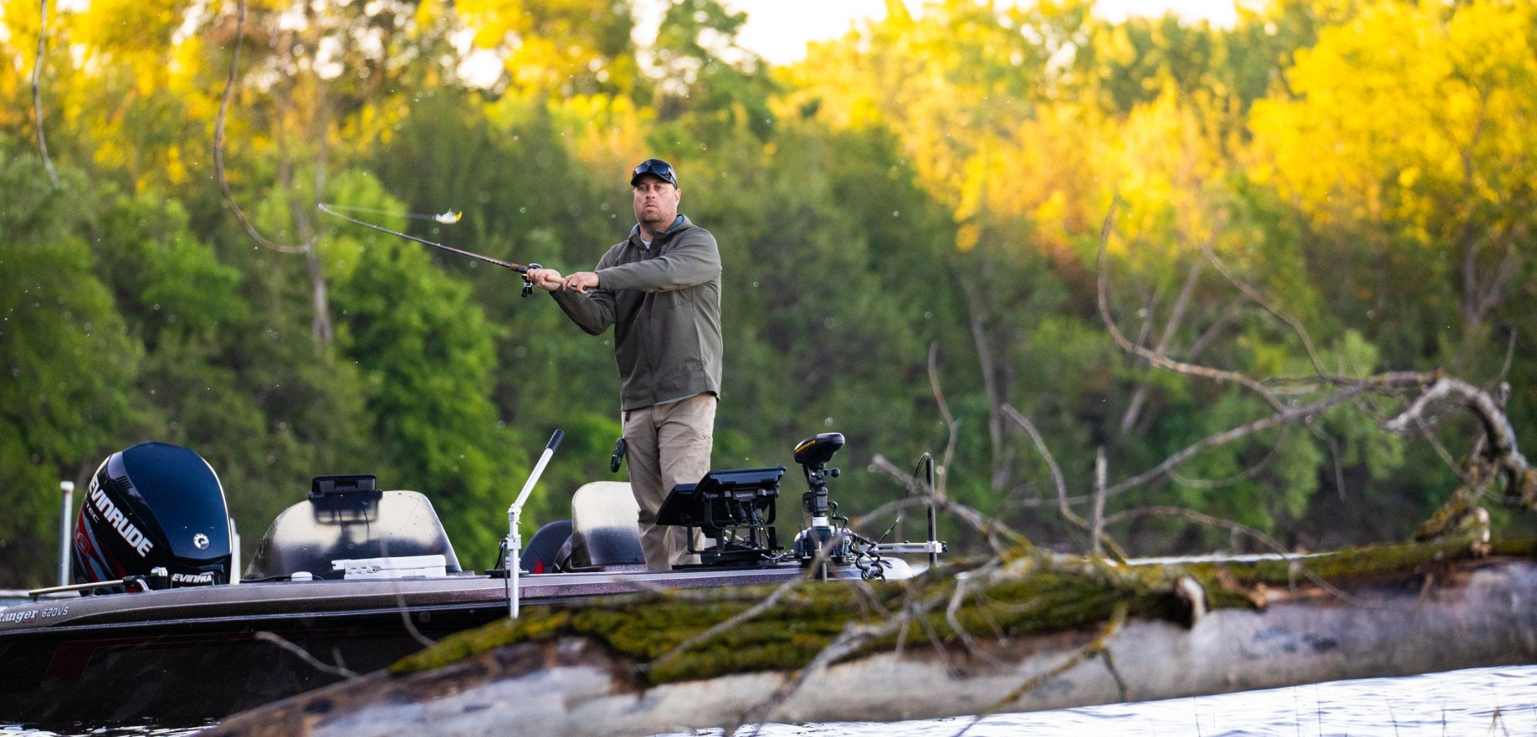 Fisherman casting Star Rods The Reverend fishing rod