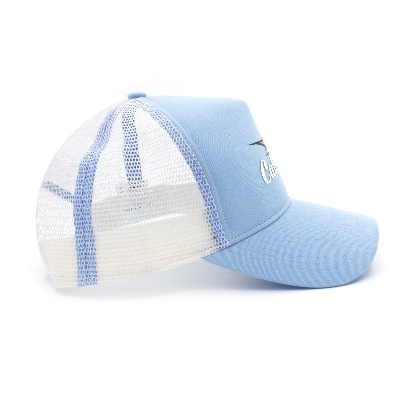 Calcutta light blue marlin hat profile