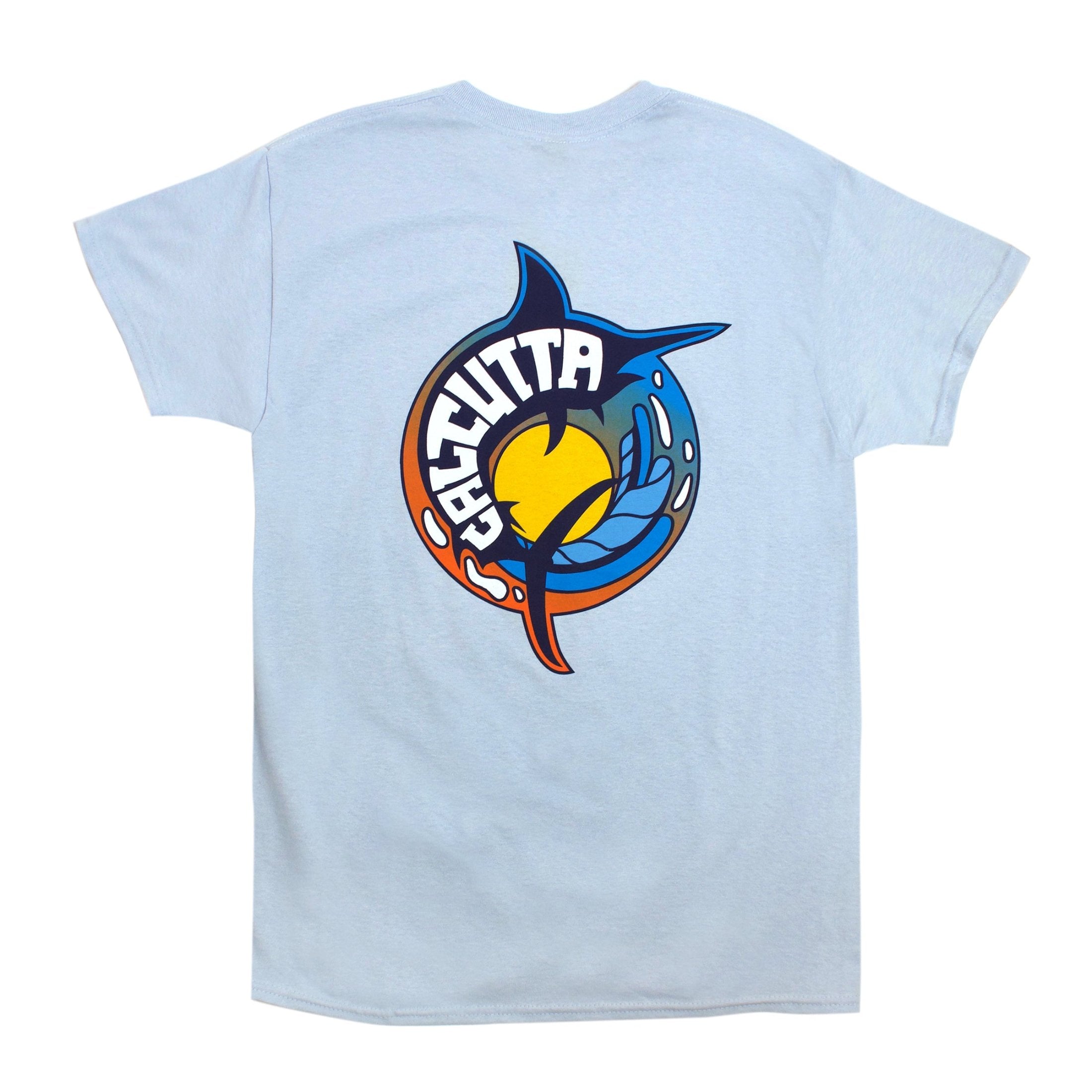 Calcutta t-shirt with circle billfish design