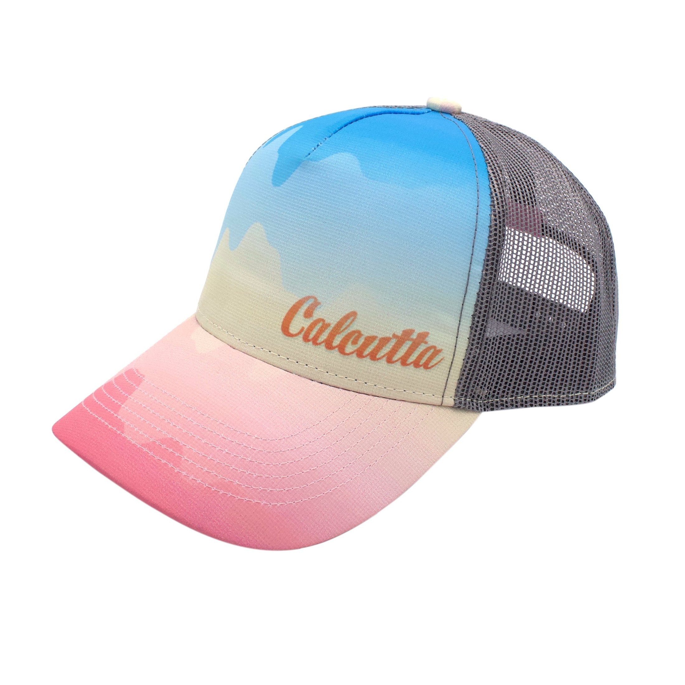 Calcutta ladies hat with color wave