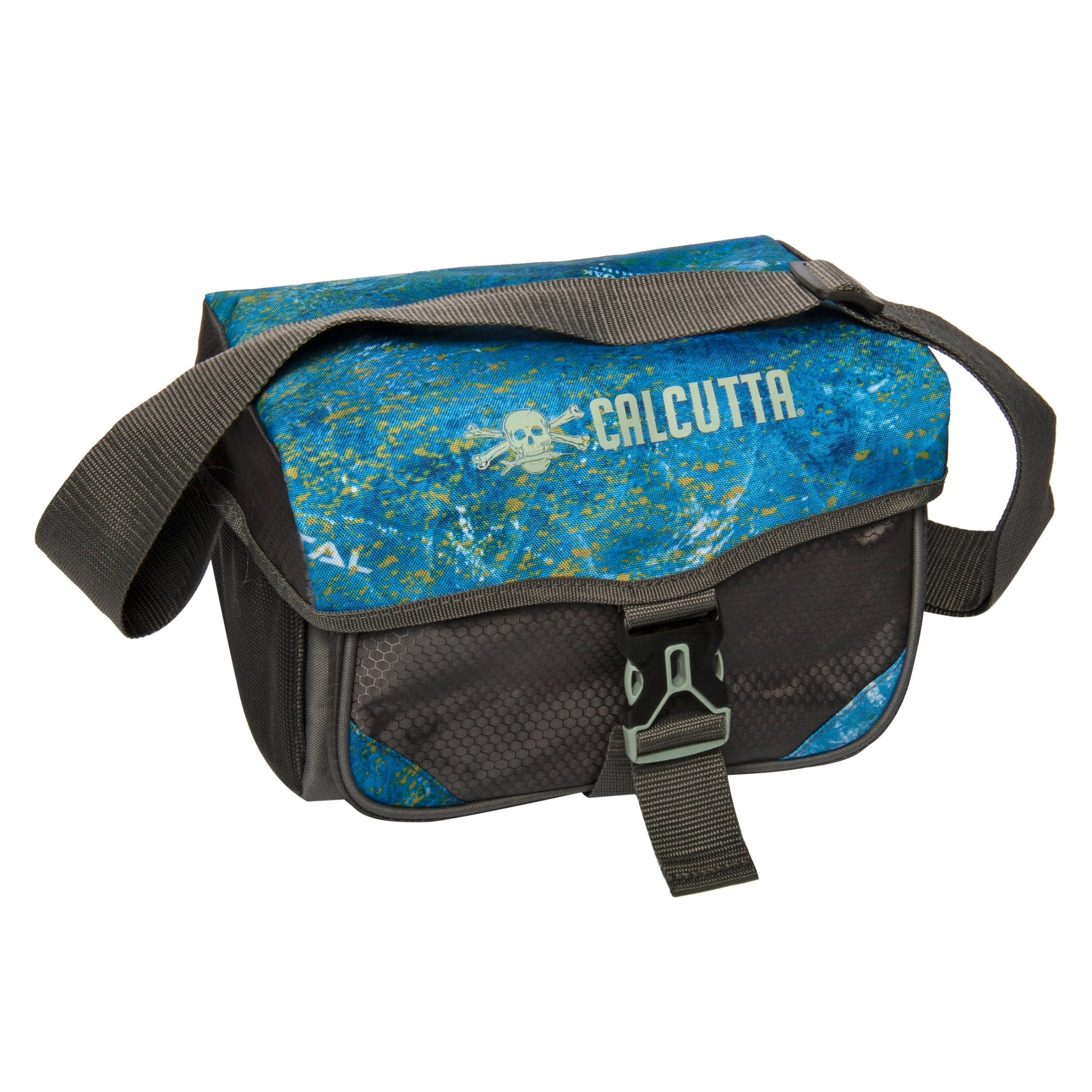 Calcutta tackle bag with shoulder strap and clip